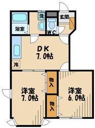 メゾンドジョイ１の物件間取画像